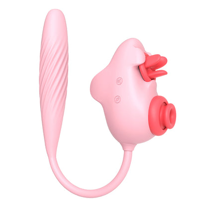 Cute pink ship G-spot vibrator