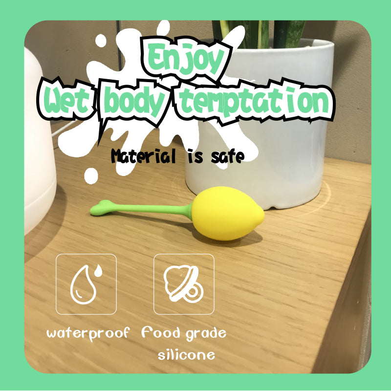 Cute lemon shape egg shaker with app control