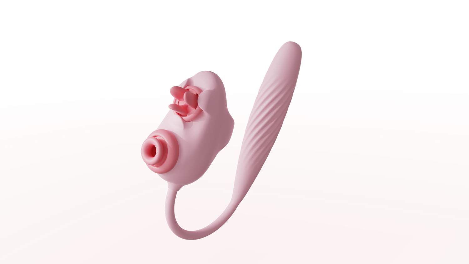 Cute pink ship G-spot vibrator