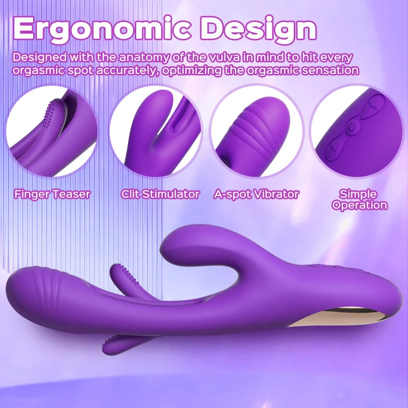 Rabbit Tapping G-spot Vibrator 