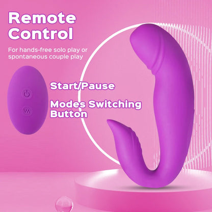 Dual-Motor Rolling G-spot &amp; Clitoral Vibrator